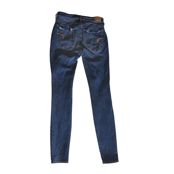 American Eagle Ripped 'The Dream Jeans' (Women's Size 2) Chic Fashion Jean Pants - Picture 12 of 15
